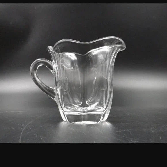 DUNCAN & MILLER Vintage Canterbury 3 piece Crystal Sugar, Creamer & Divided Tray - Picture 10 of 11